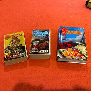 OUTLANDER SERIES BOOKS-3 Books: 1-3. Shipping cannot bundle w/ other Outlanders.